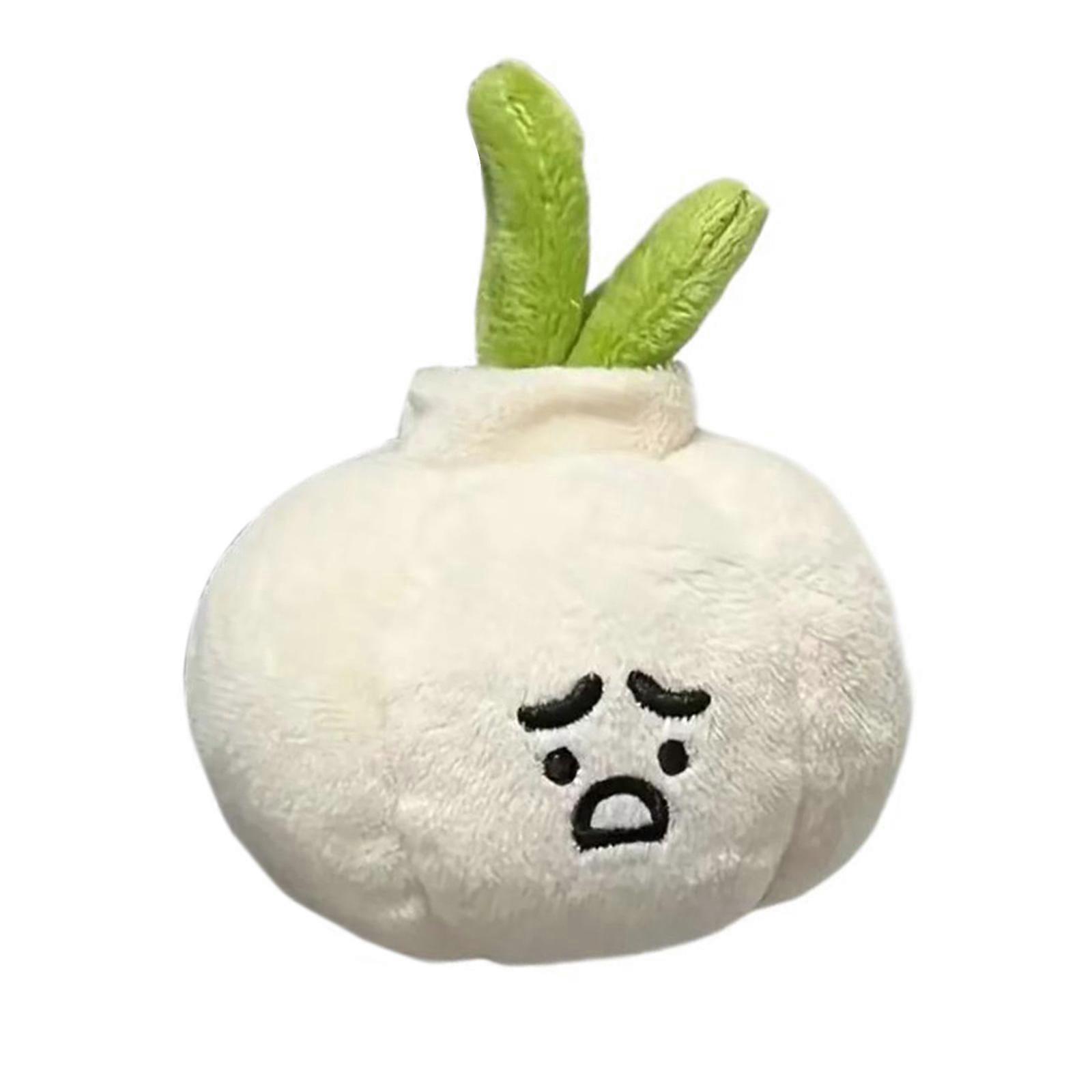 Fun Green Vegetable Keychain Charming Miniature Vegetable Key Chain Unique Veggie Accessory for Bags and Keys Multicolor