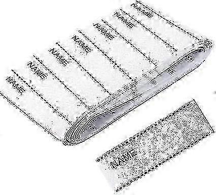 200 Pcs Name Tags with Pen, Iron on Name Labels for Clothes Washable Name Tapes Name Tags for Clothes Name Labels