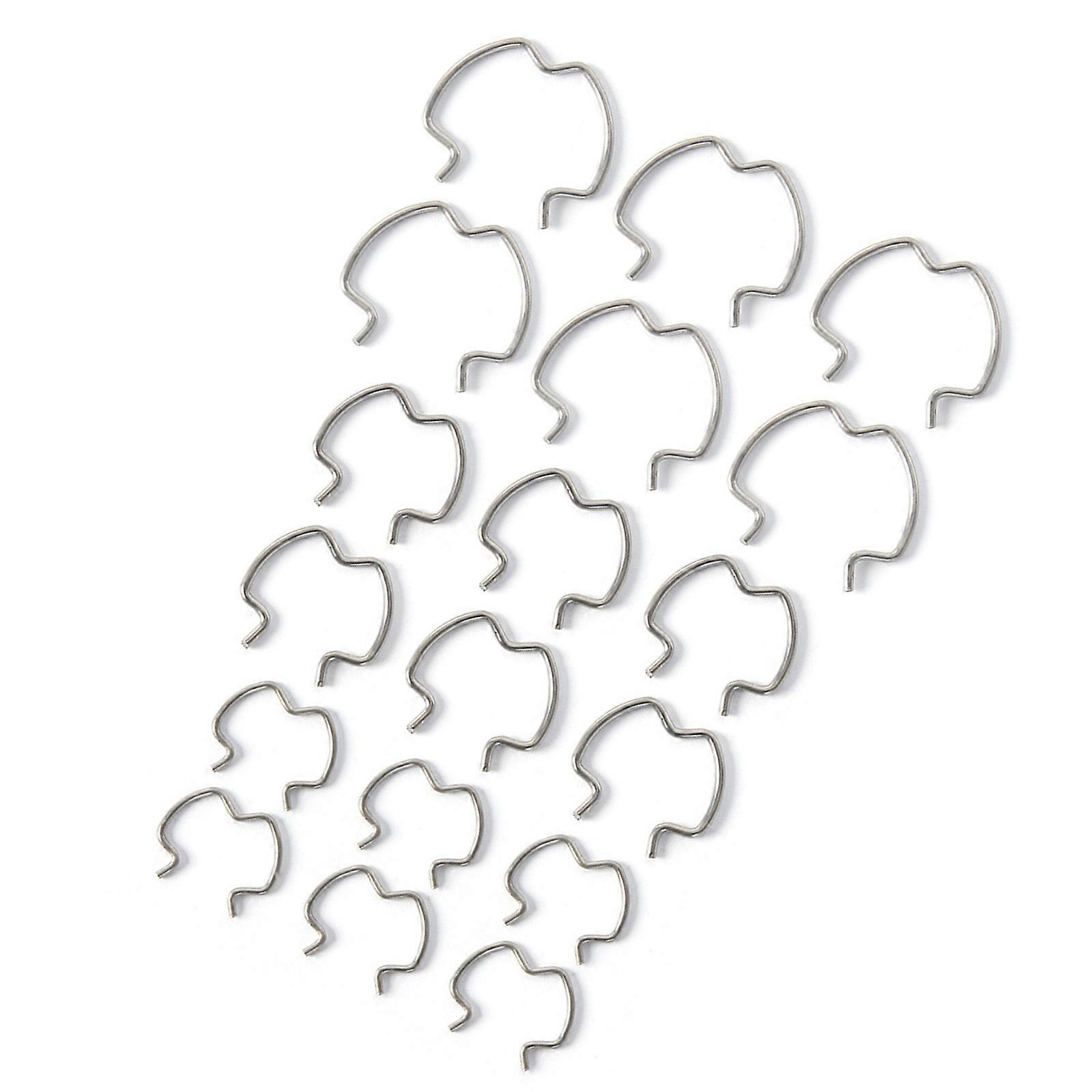 18Pcs Automotive Cooling System Hose Clamps Steel 800-801 Quick Connector Clip Universal For Multiple Vehicle Models Multicolor