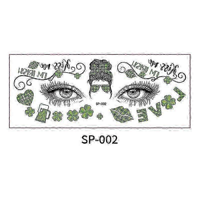 Irish Festival Waterproof Face Decal(20 Sheets)