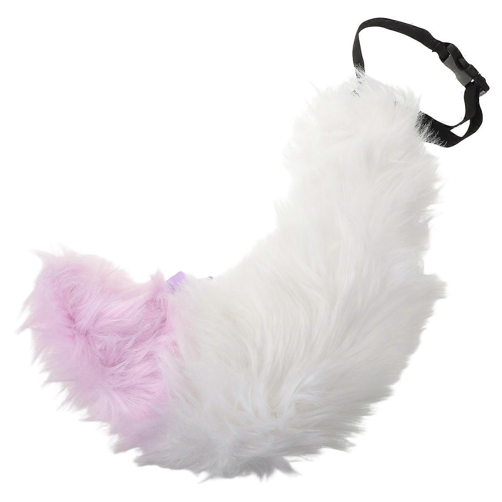 Fox Tail Plush Adjustable Belt for Realistic Cosplay Costume Accessory