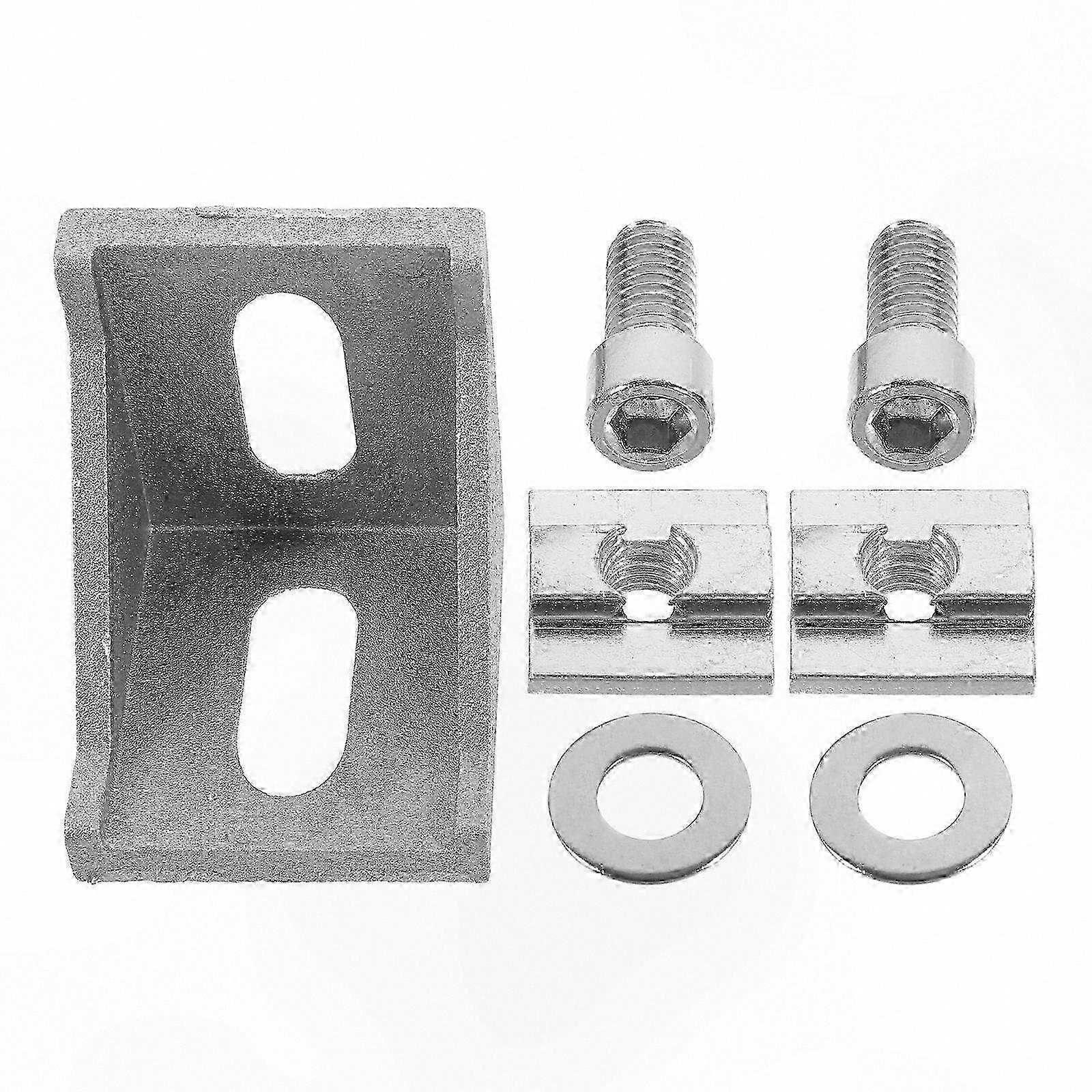 4040 Profile Extrusion Connector - Aluminum Corner Brackets Set