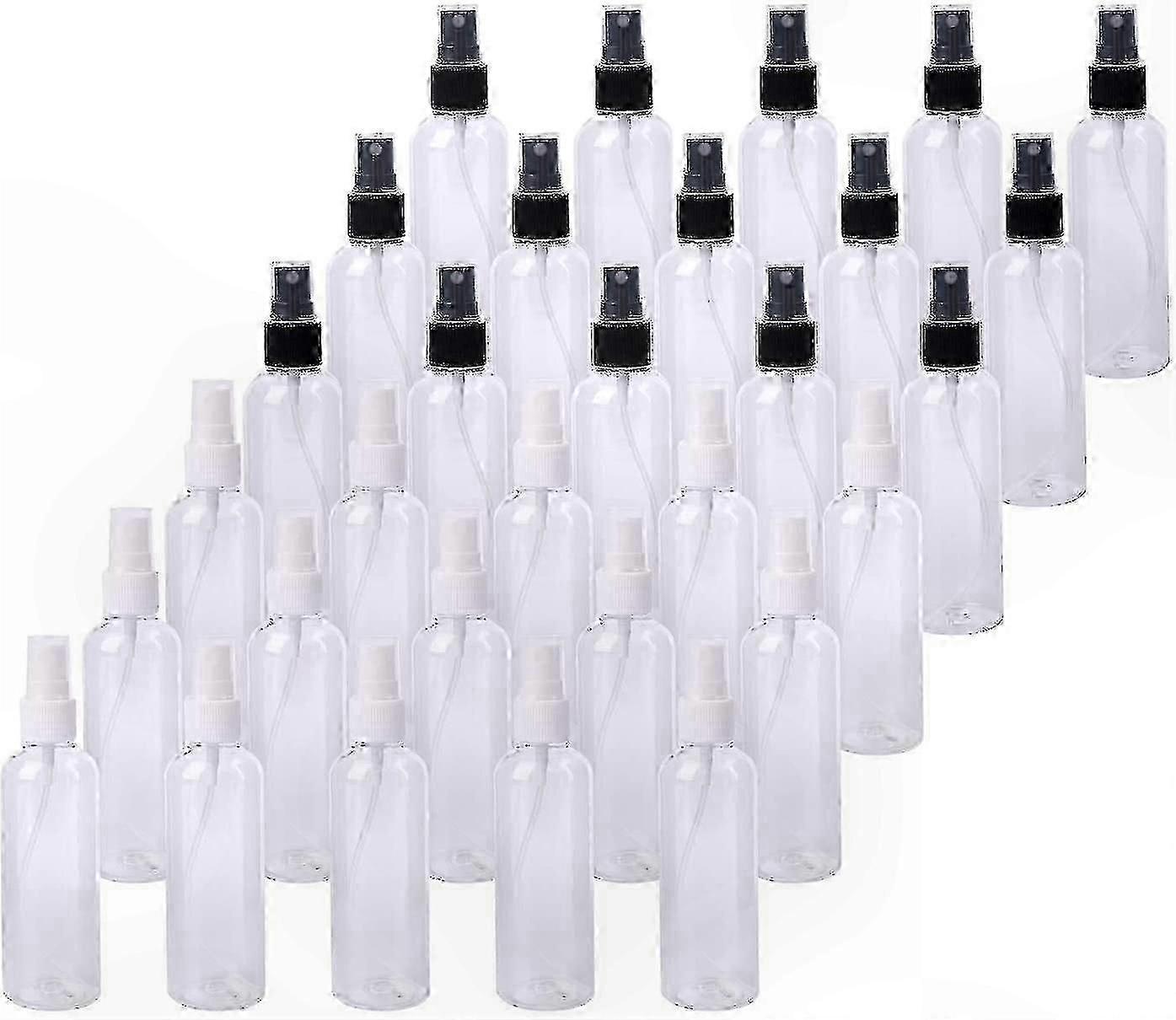 30-Pack 100ml Clear Refillable Spray Bottles for Oils and Liquids