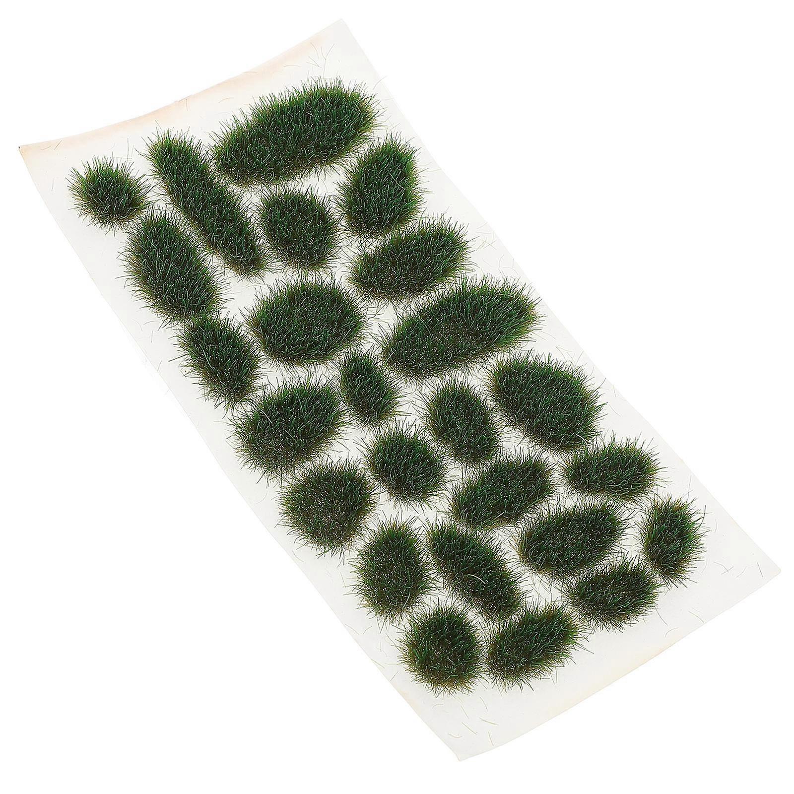 Plastic Grass Cluster Model for Decor Artificial Grass 1 Box