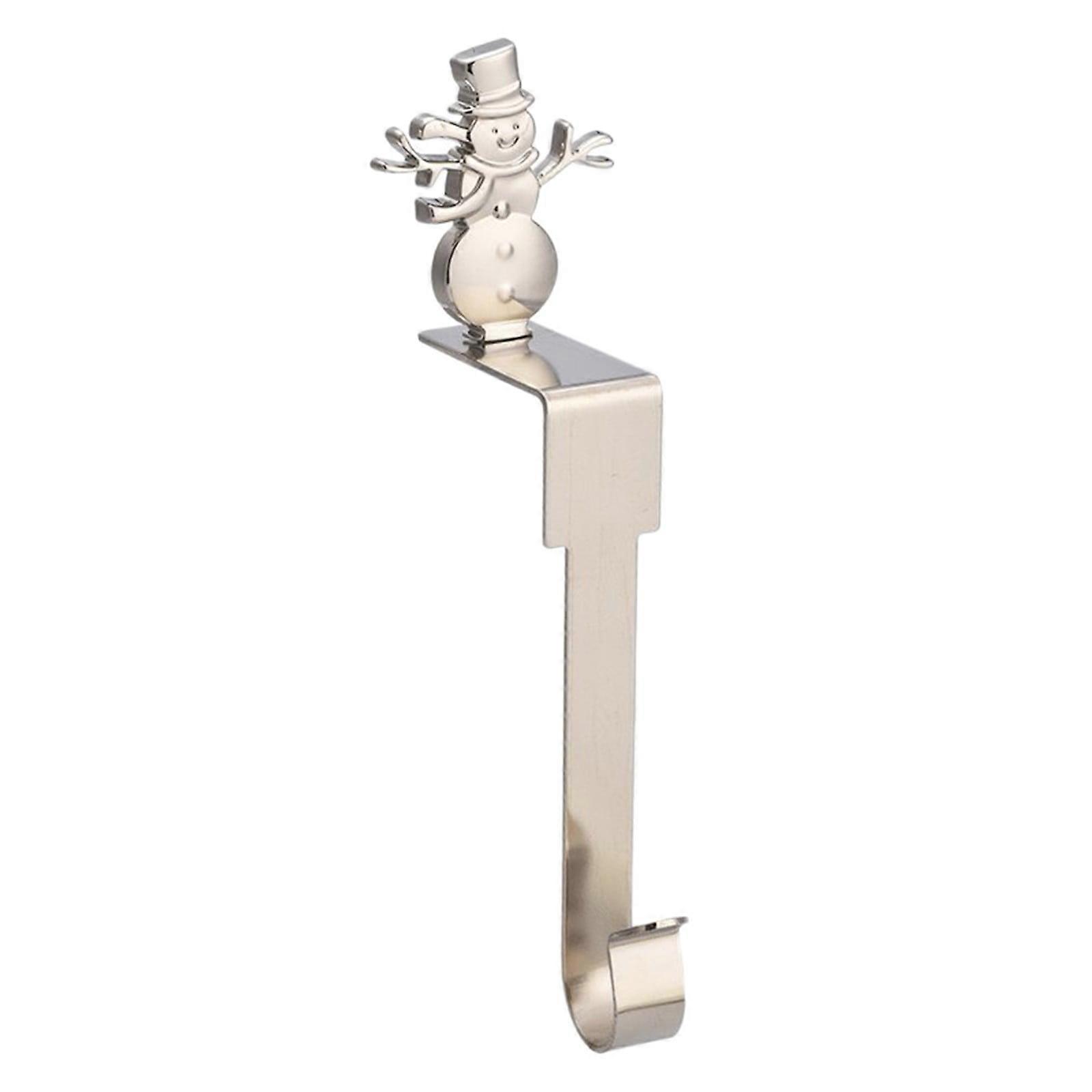 Christmas Hook Fireplace Hook Snowflake Snowman Christmas Tree Shape Socks Hook Decoration