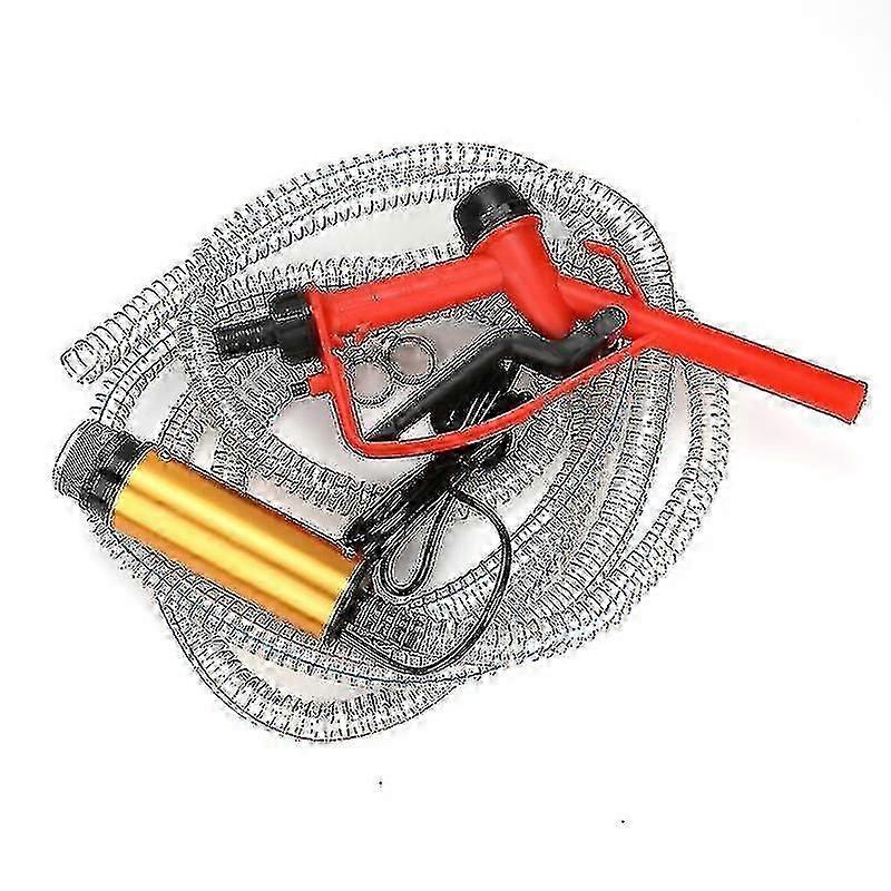 12 فولت 24 فولت 220 فولت (خرطوم 4 أمتار) 51mm مضخة مياه التزود بالوقود بندقية مجموعة مضخة غاطسة كهربائية الفولاذ المقاوم للصدأ مضخة وقود زيت الديزل - نوعية جيدة