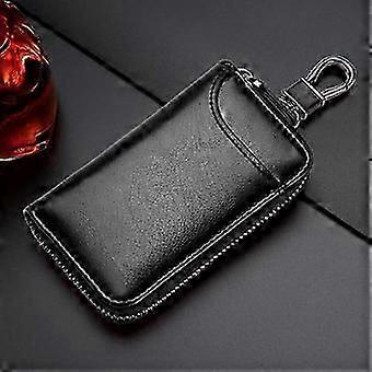 Genuine Leather Key Wallets Men Car Key Bag Multi Function Key Case Housekeeper Key Holders