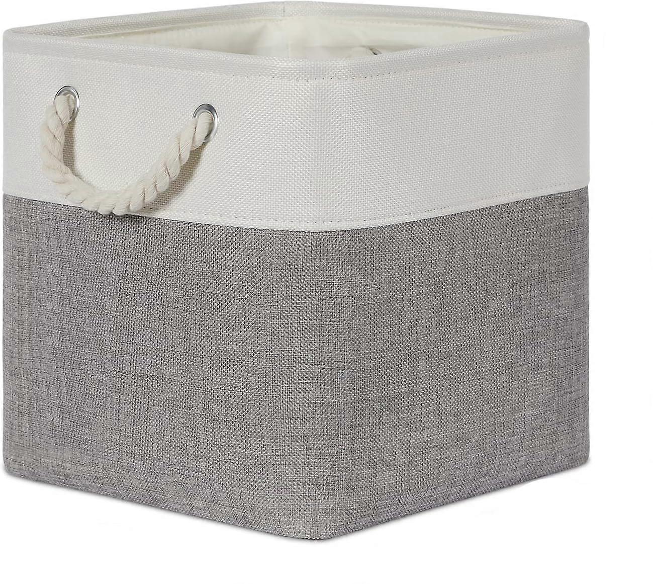 Cube Storage Bins 11 x 11 Fabric Storage Baskets Storage Cubes Baskets for Gift Empty, Cube Organizer Bins Cloth Basket