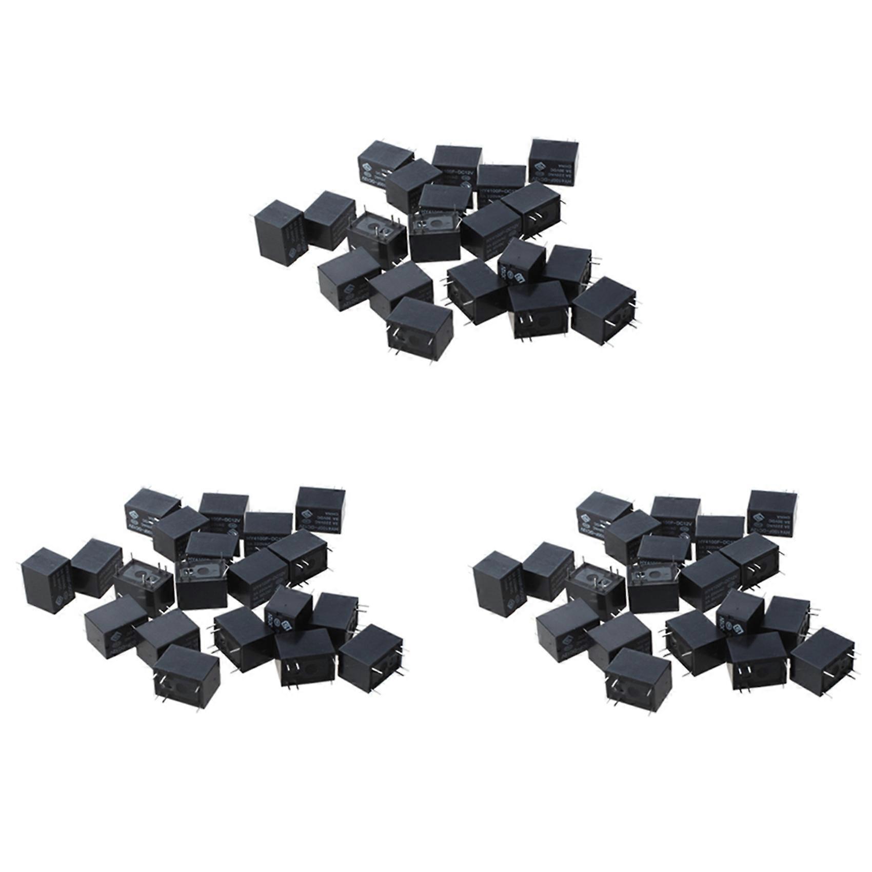 60 PCS Mini Electronic Relay DC 12V