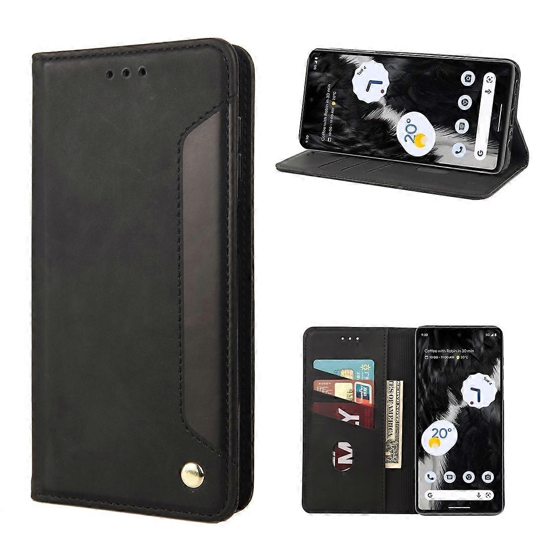 For Google Pixel 7 Pro 5G Skin Feel Splicing Leather Phone Case