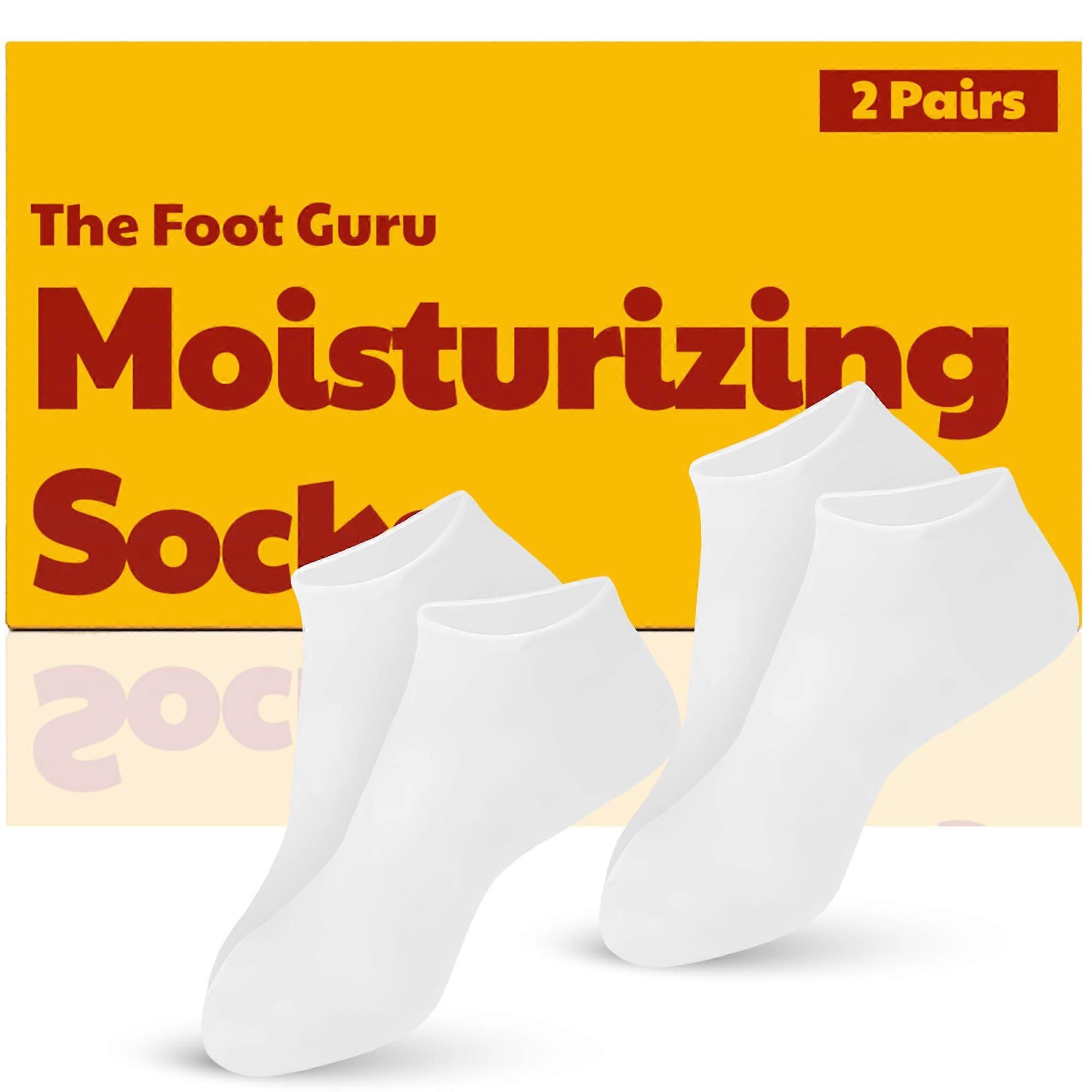 Moisturizing Gel Socks for Cracked Heels Deep Hydration and Overnight Callus Softening