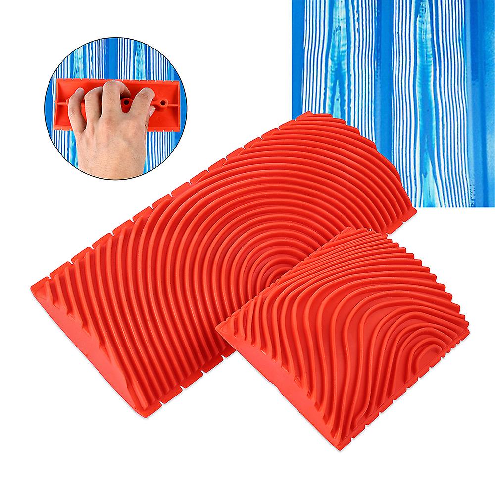 Gummirullebørste Efterligning Træ kornning Vægmaleri