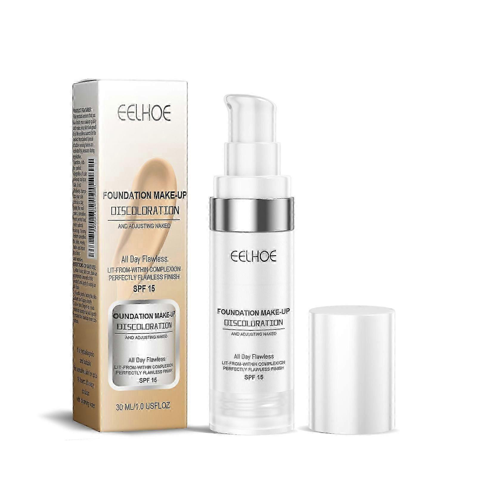 Eelhoe Concealer Color-Changing Foundation -meikkivoide tarjoaa pitkäkestoista kosteutta ja kosteutta leviämättä, kirkastaa ja kirkastaa ihoa.