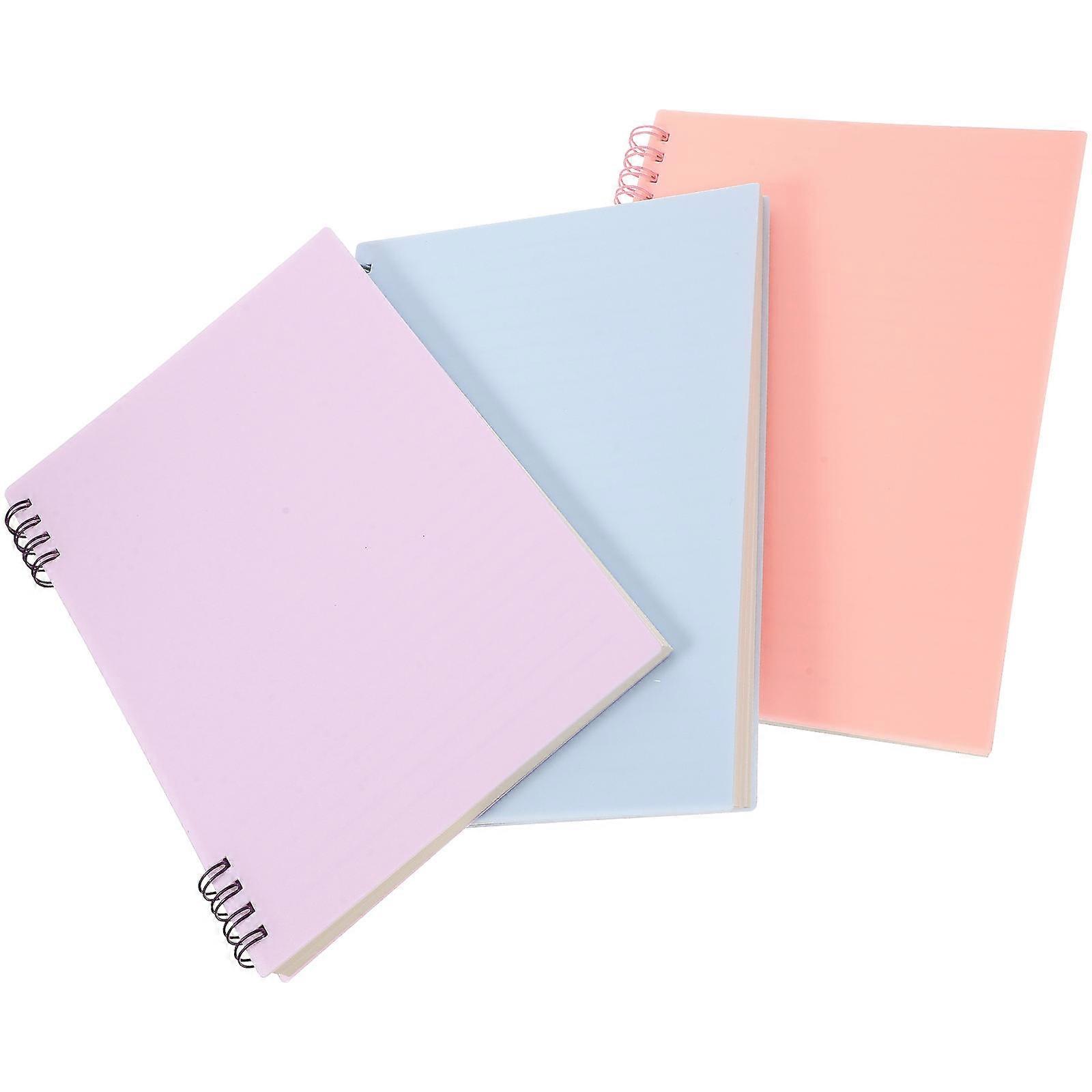 Journal Notebooks for Office Use 9Pcs Spiral Plastic Cover Notebooks