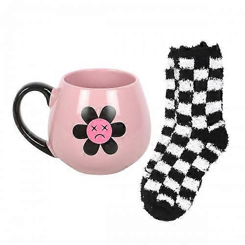 Something Different Sad Flower Mug and Sock Set