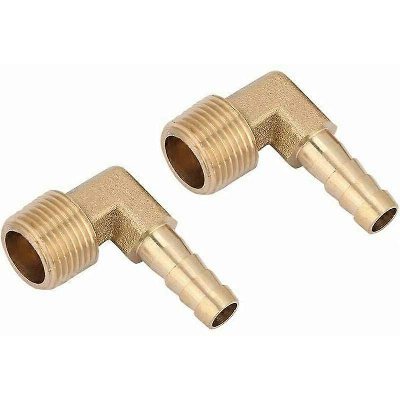 2-piece type hose fitting, 90 male threaded brass hose fitting elbow, brass