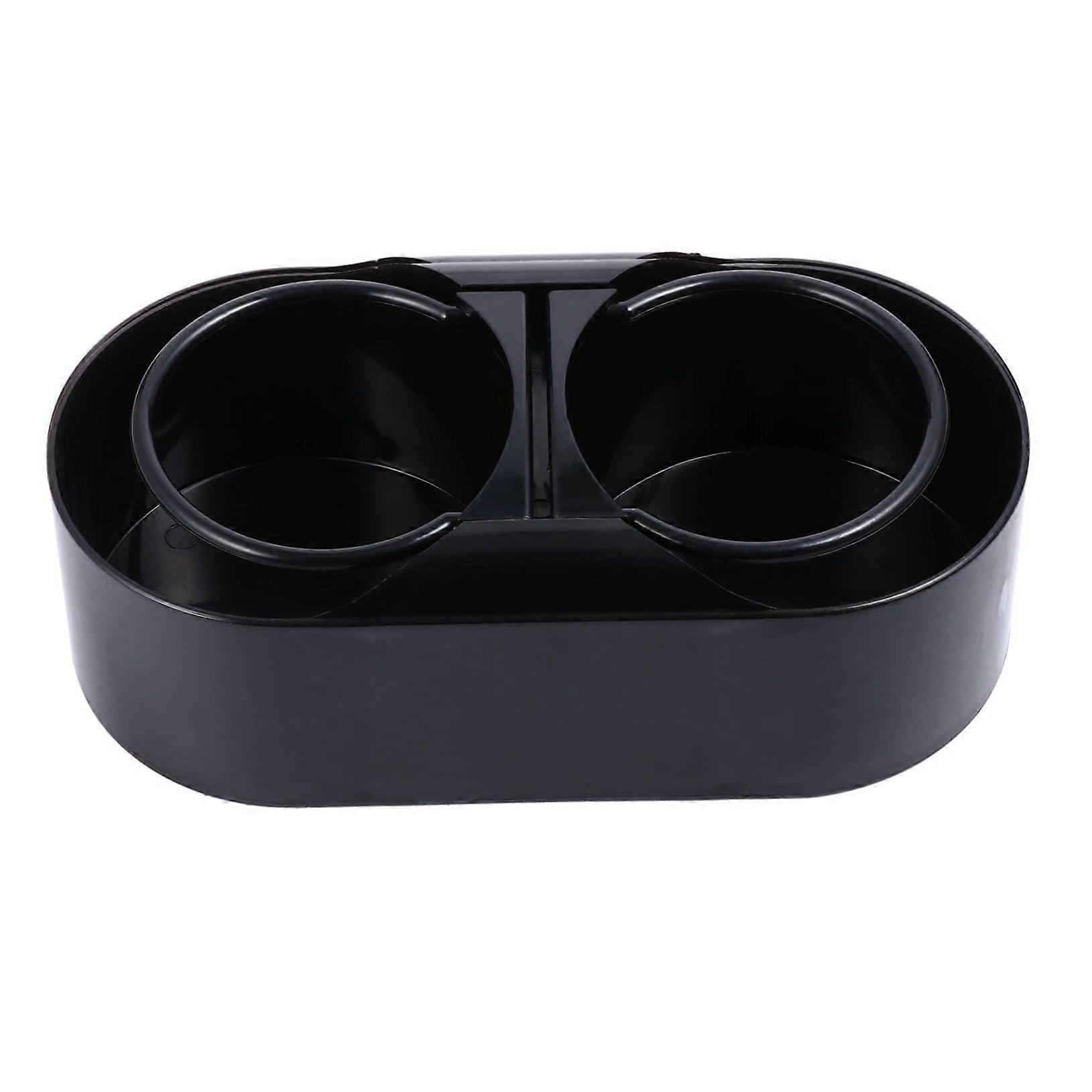 MultiFunction Car Cup Holder with Secure Phone Mount for Bottles and Cans, Adjustable Organizer