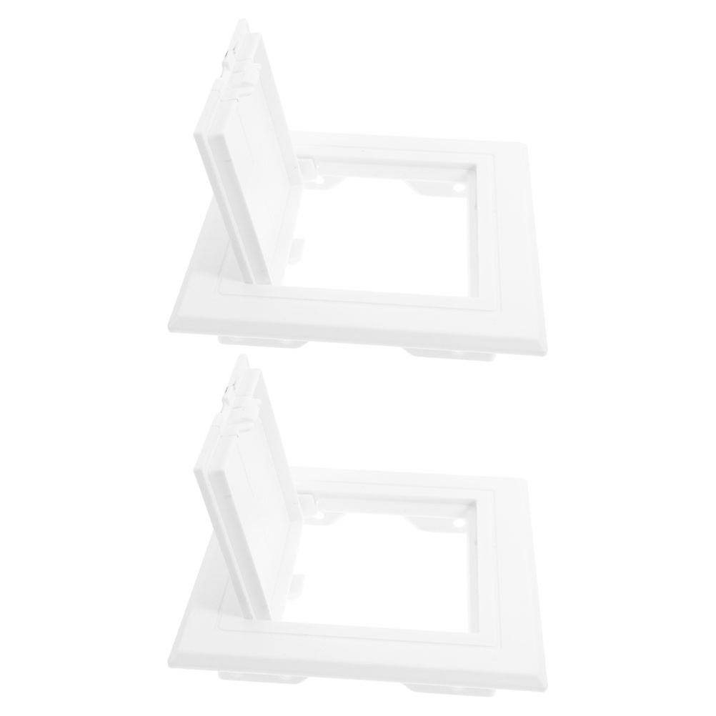 Durable ABS Air Conditioner Ceiling Hatch Cover for Access Panel 2Pcs