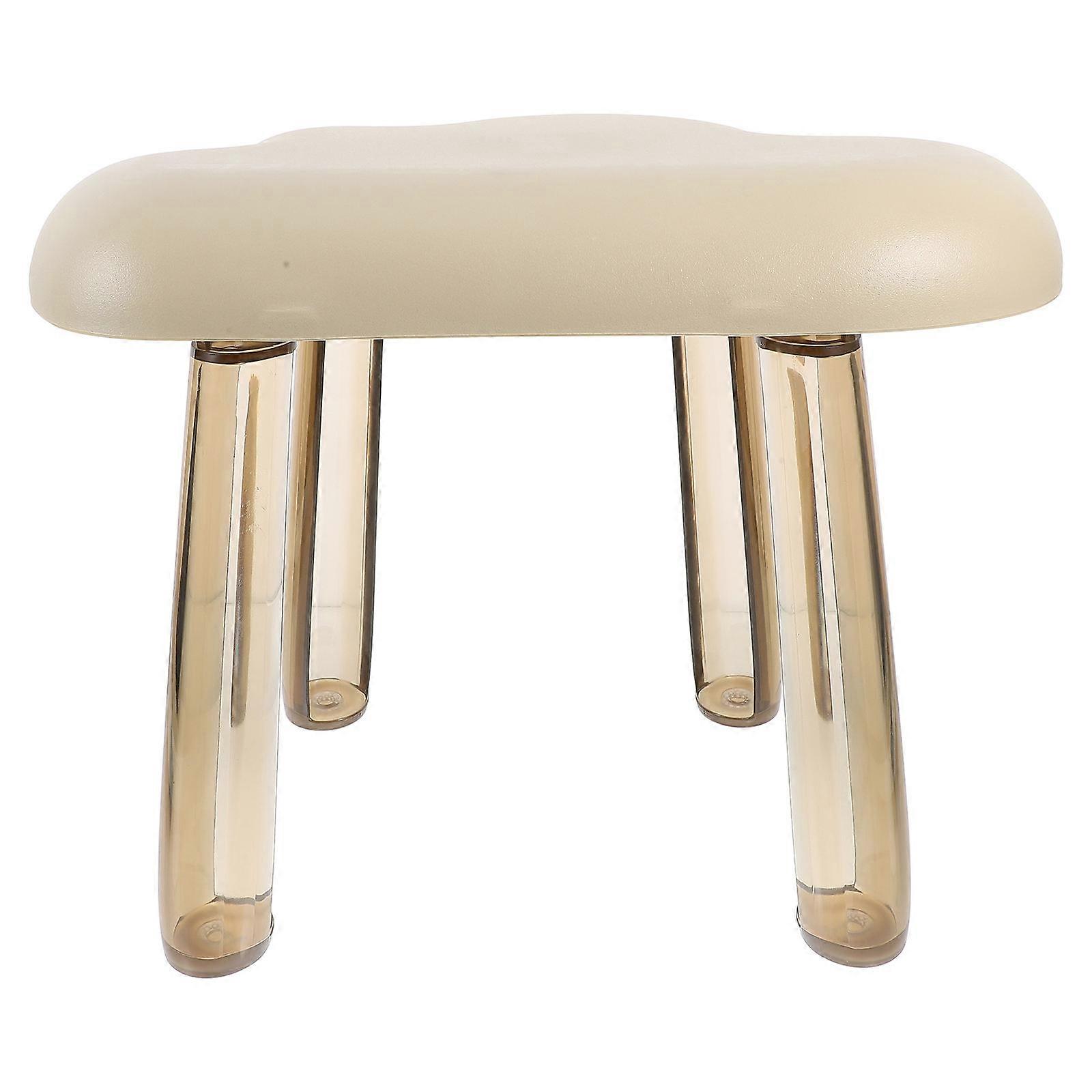 Kids Sturdy Cloud Shaped Stool for Home Use ABS Material Indoor Safe and Comfortable 7.8x5.9 Inches