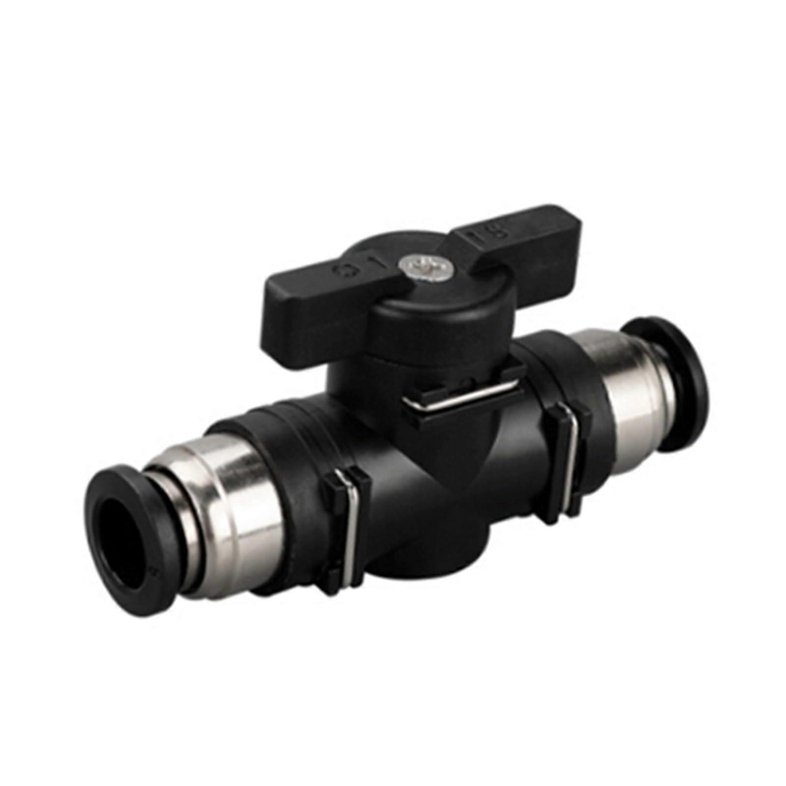 Pneumatic Hand Valve BUC6 Quick Connect Manual Control Air Flow Regulation Durable Build