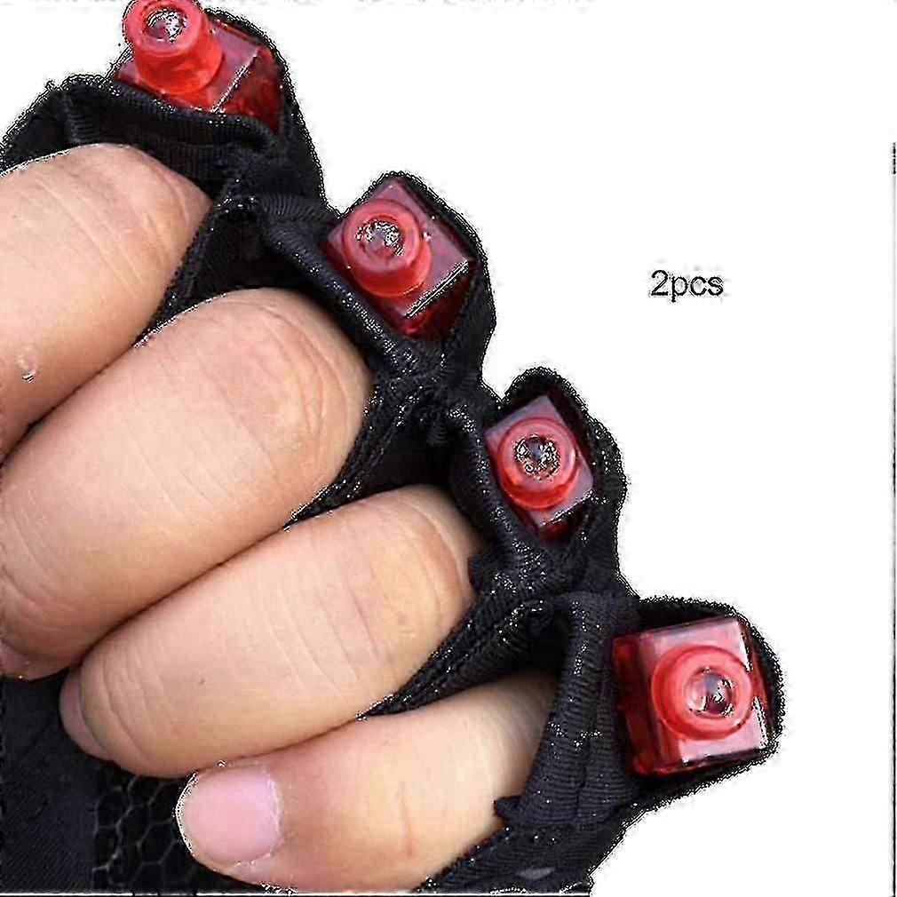 DJ Laser Gloves for Performances - Rechargeable Green LED Mechanical