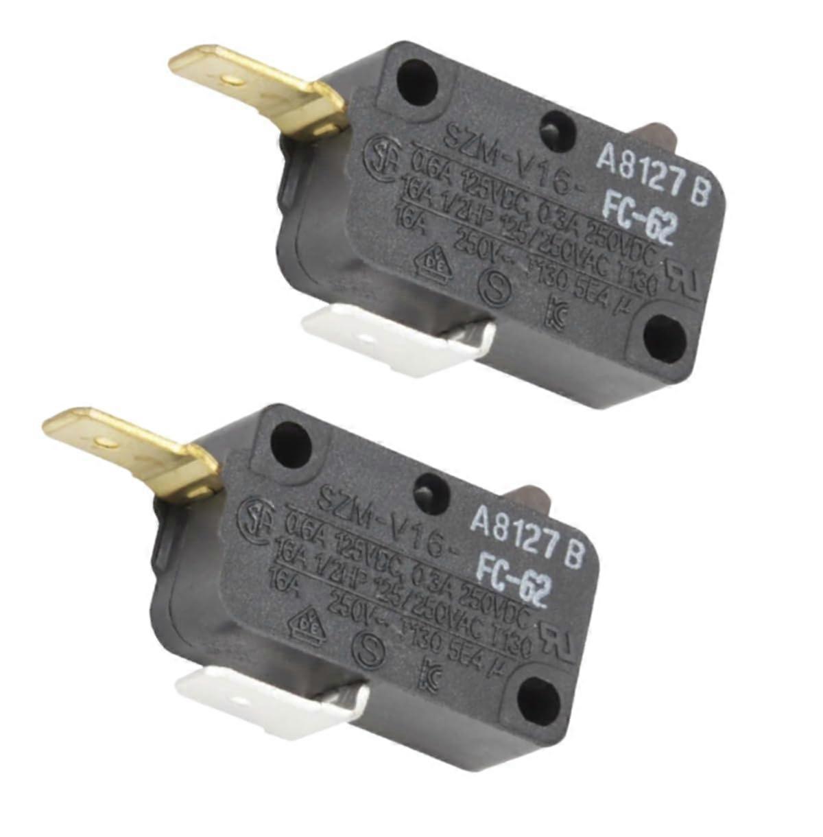 W10269458 Microwave Door Interlock Switch Replacement 2Pack Exact Fit for Whirlpool Models