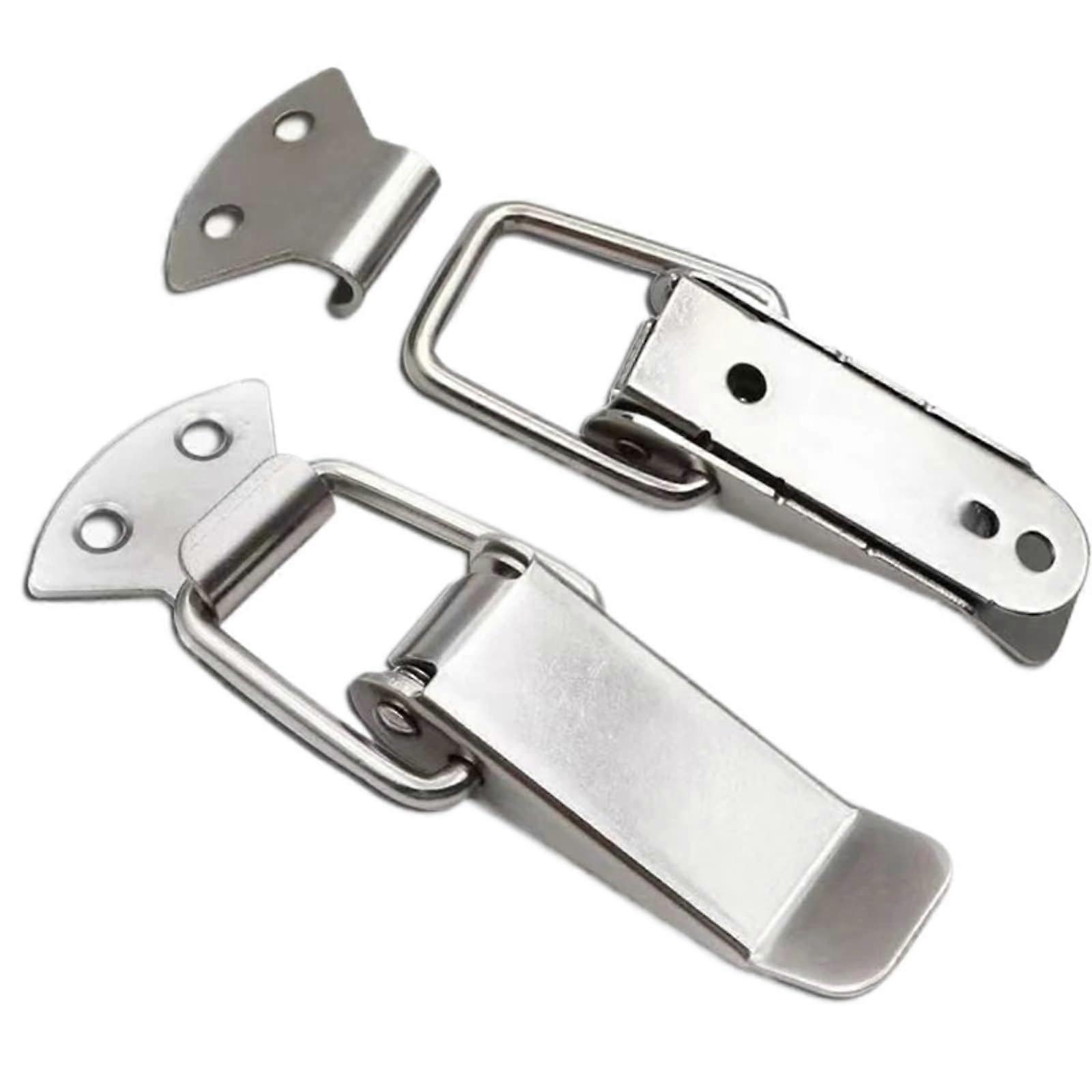 304 Stainless Steel Toolbox Locking Buckle, Heavy Duty AntiTheft Latch for Secure Storage