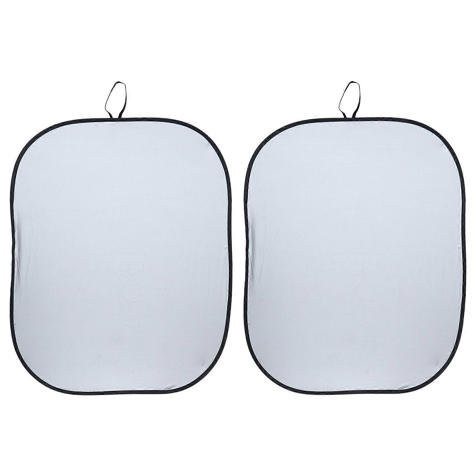 Universal Vehicle Sun Shade Protector Silver Plasters Sunscreen For Car 1Set