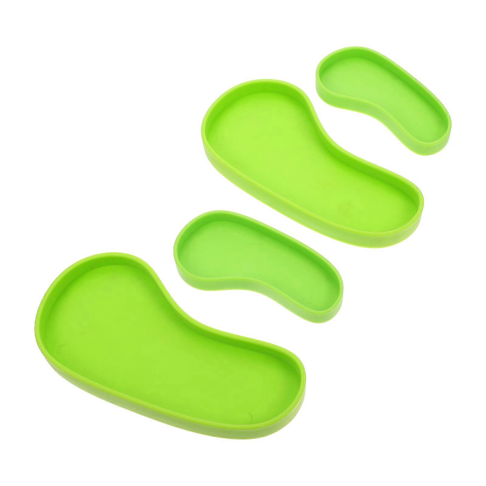 Reptile Water Feeder Plastic Pet Drinking Bowl for 4Pcs Set