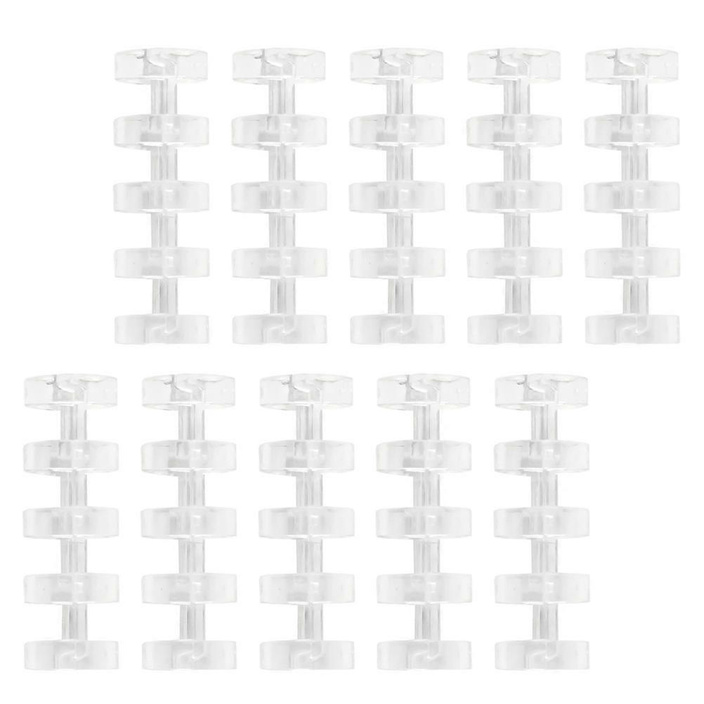 Loose Leaf Binder Five-Hole Binder for Organizing 10Pcs Transparent Plastic