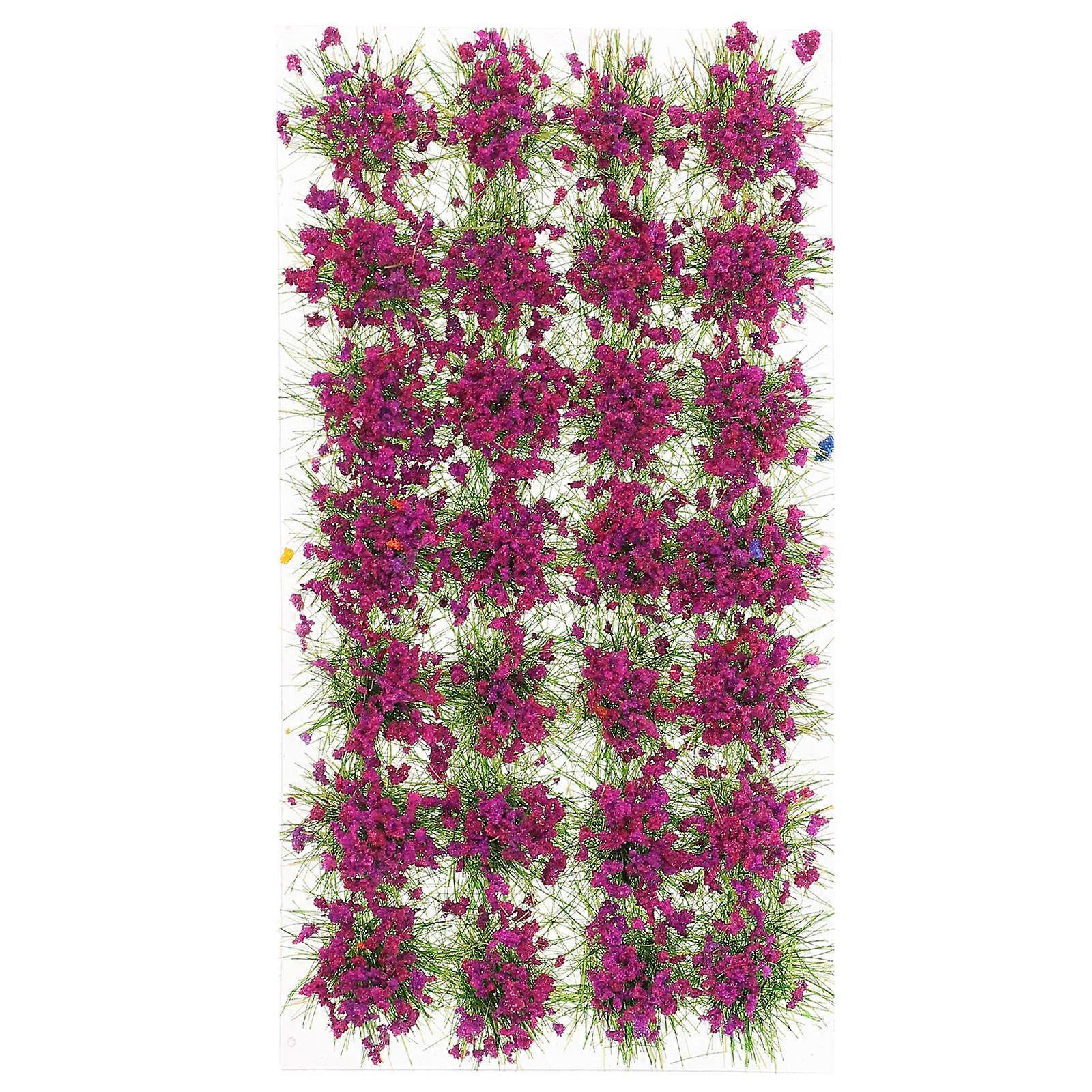 Static Flower Tuft Model Miniature Flower Tuft for Decor 1 Box