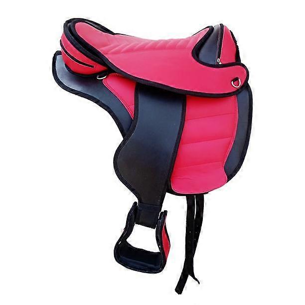 Treeless Synthetic Bareback Horse Saddle + Girth + Halter Free