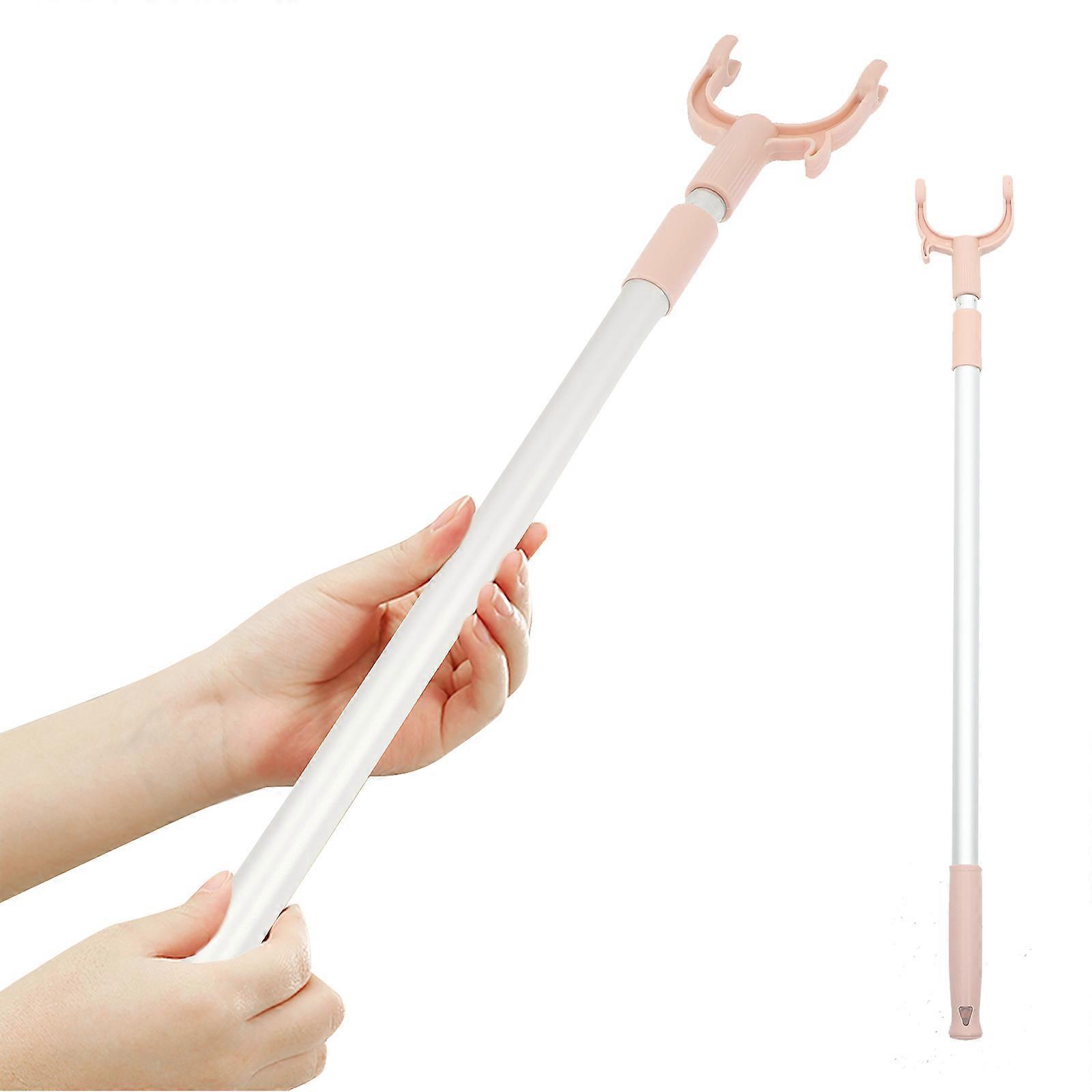 Clothes Drying Fork Retractable Clothes Pole for Household Use