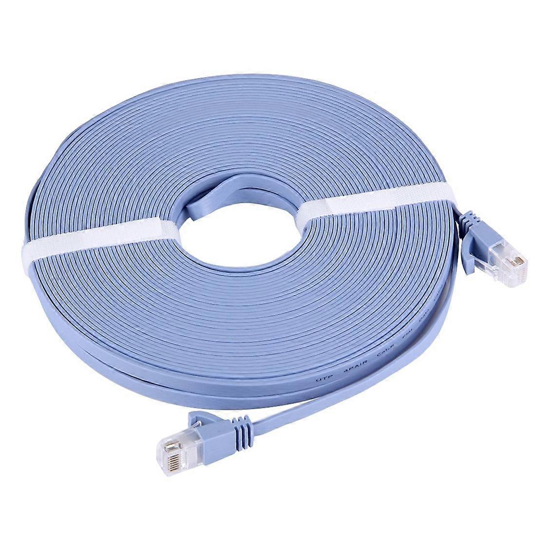 CAT6 Ultra-thin Flat Ethernet Network LAN Cable, Length: 20m