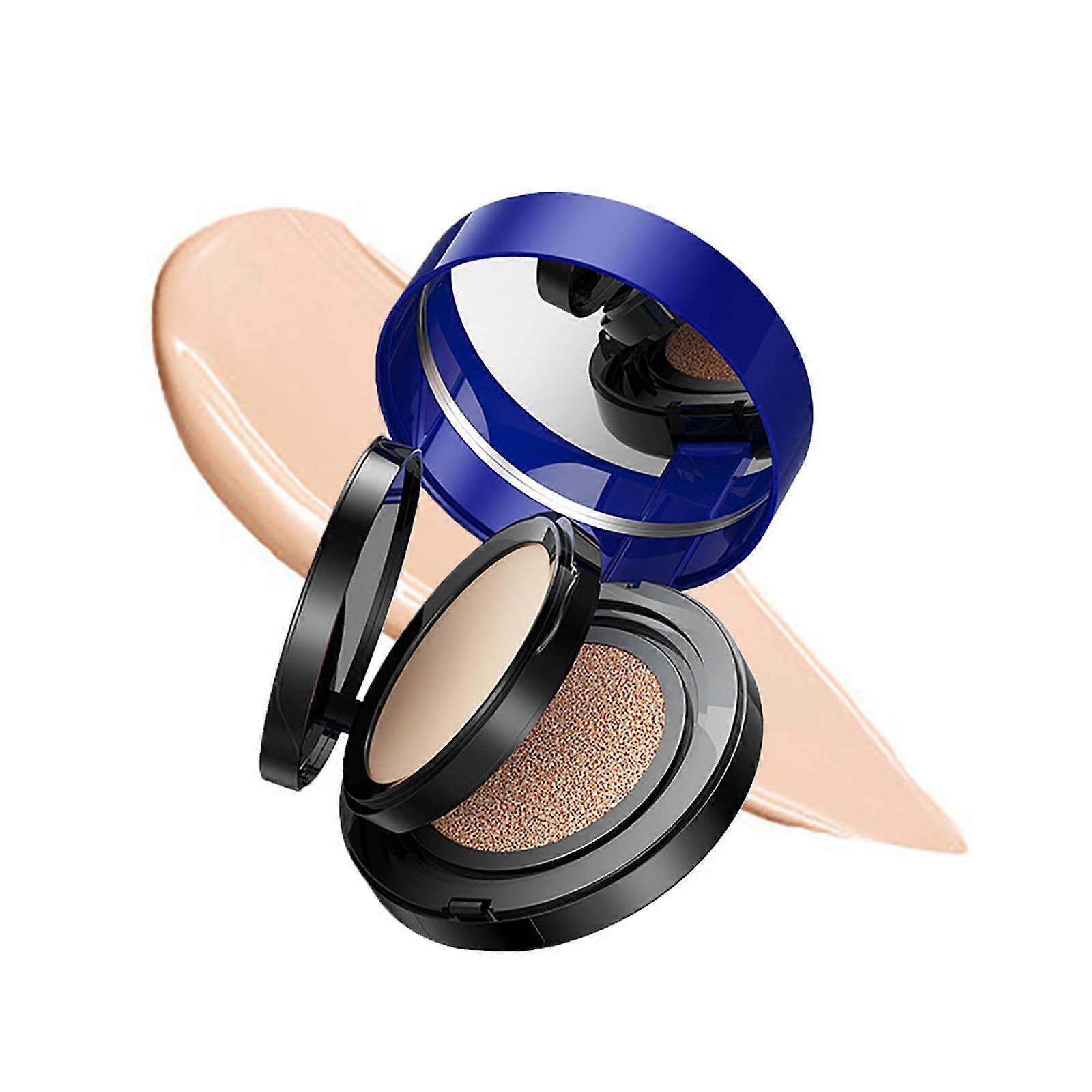 2 in 1 Cushion Foundation Concealer with Full Coverage Finish, Moisturizing Air Cushion Compact