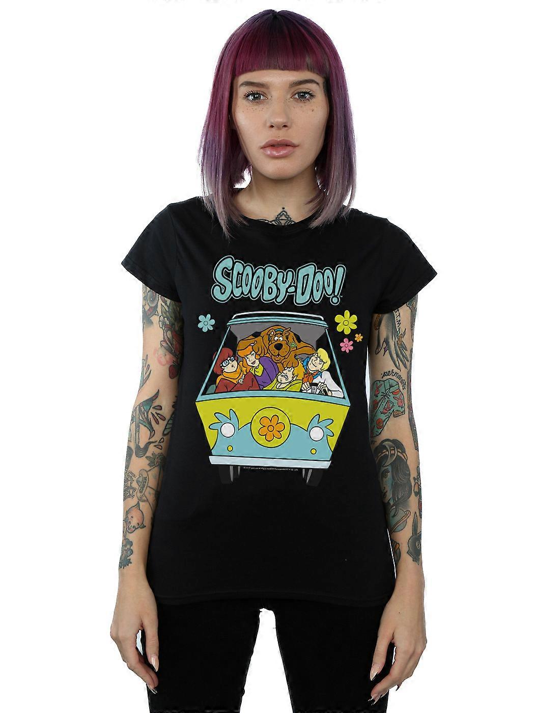 스쿠비 두 여성용 미스터리 머신 그룹 티셔츠
