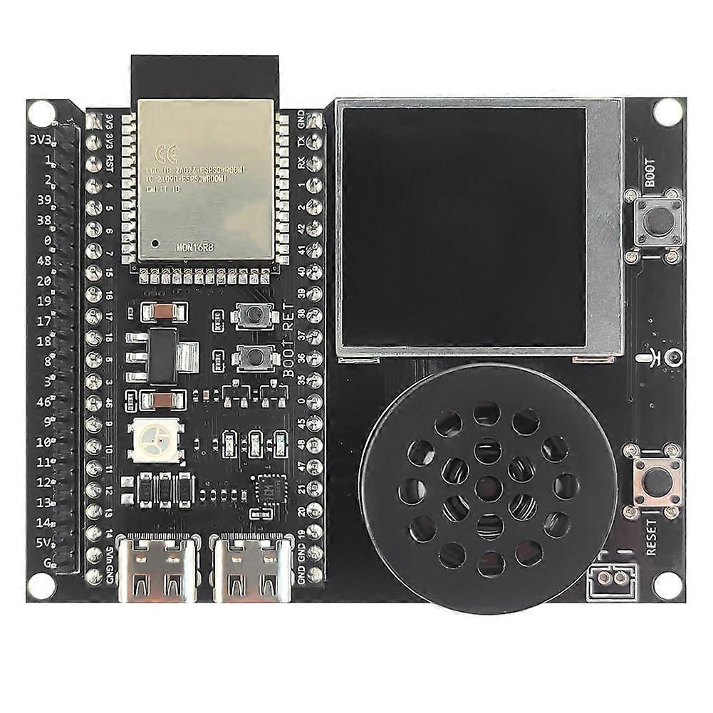 ESP32 S3 N16R8 Development Board with 1.54' TFT Display, Speaker, TypeC, WiFi for AI IoT