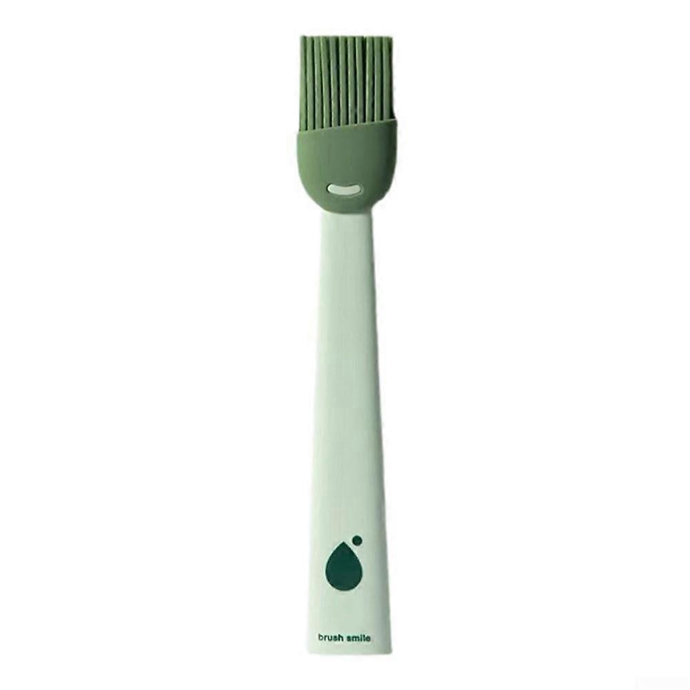 Silicone Basting Brush Green Heat Resistant for Precise Sauce Application BBQ and Baking