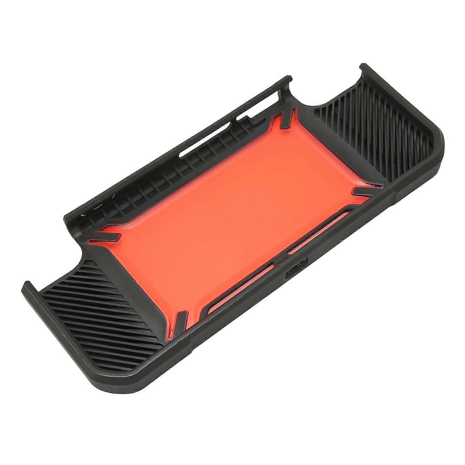 Protective Case with Heat Dissipation Back Cover for Nintendo Switch, ImpactResistant Grip, Black Red