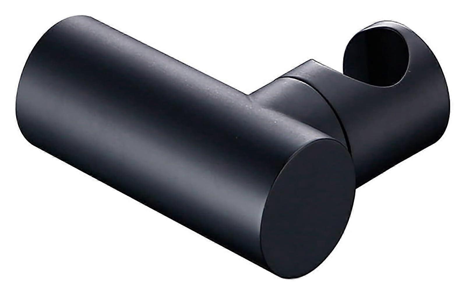 360° Rotating Shower Head Holder Wall Mounted Solid Brass Matte Black Adjustable Bracket