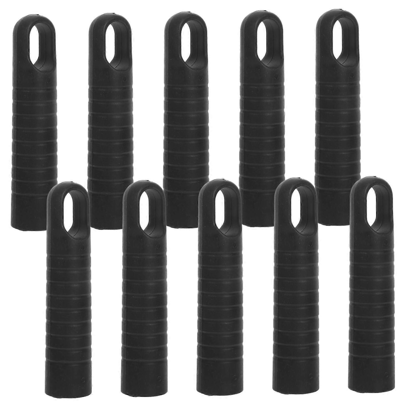 10pcs Mop Handle Replacement Caps 25mm Threaded End for Secure Fit Durable Plastic Build