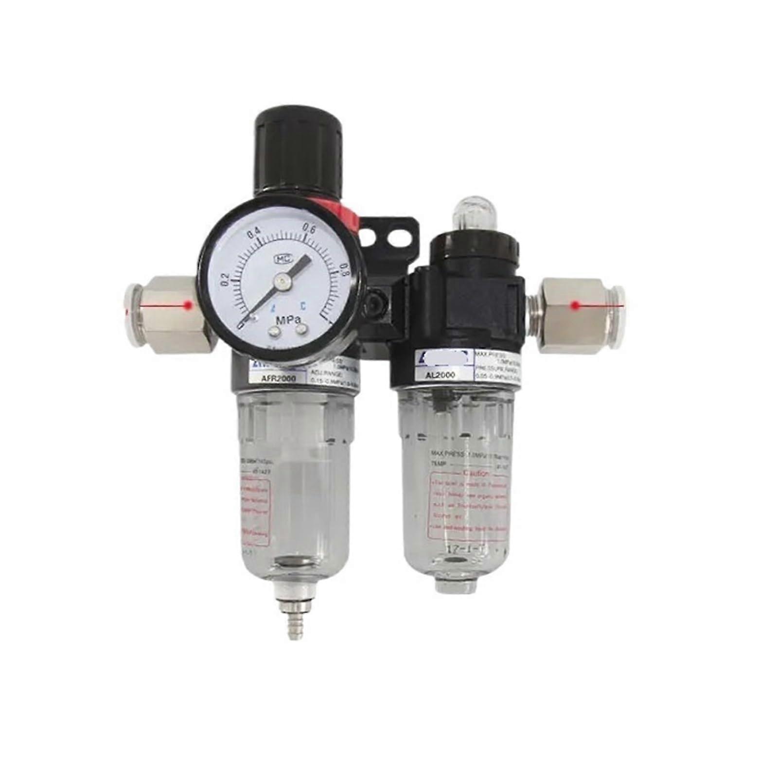 AFC2000 Pneumatic Air Filter Regulator with Water Separator, Dual Filtration, 10mm Air Processor