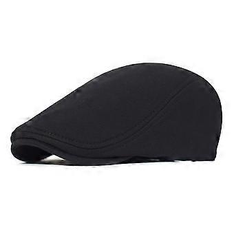 Boina de hombre con visera, gorro cálido de invierno