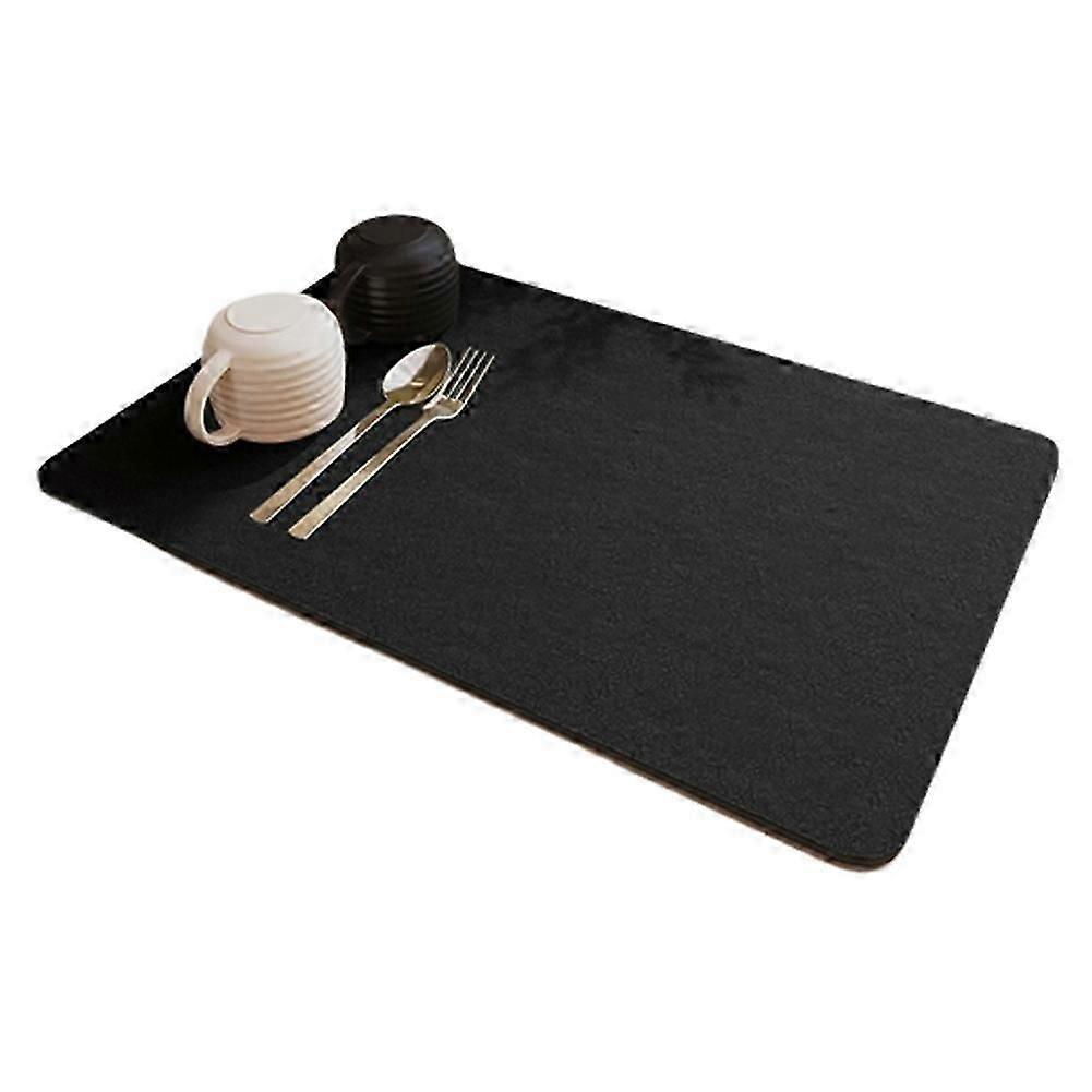 Kitchen Super Absorbent Mat Coffee Dish Draining Mat Drying Mat C