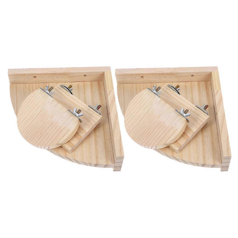 Pet Climbing Board Hamster Stand Platform Chic Design Sturdy Structure 6Pcs