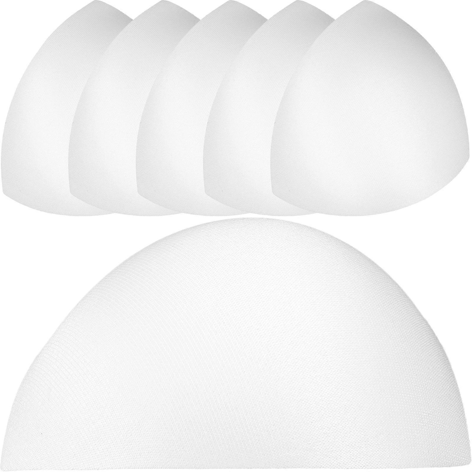 Strapless Push Up Bra Breast Pads for Bra Use 3Pairs White Inserts