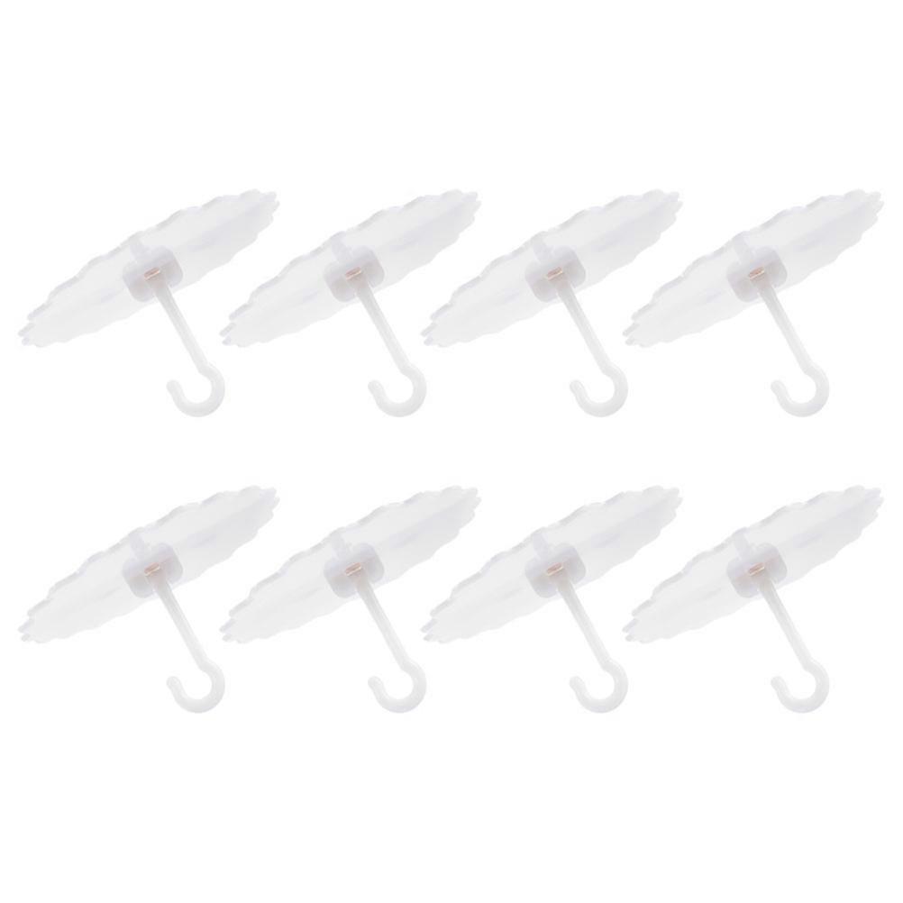 8Pcs Mosquito Net Ceiling Hooks Plastic for Hanging Canopy Bed Hook