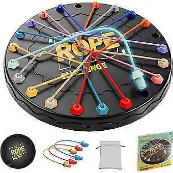 Juego de rompecabezas de desenredar cuerdas, juego de mesa de estrategia educativa para niños y adultos, juegos de fiesta de viaje familiar con desafíos de varios niveles, regalos para todos
