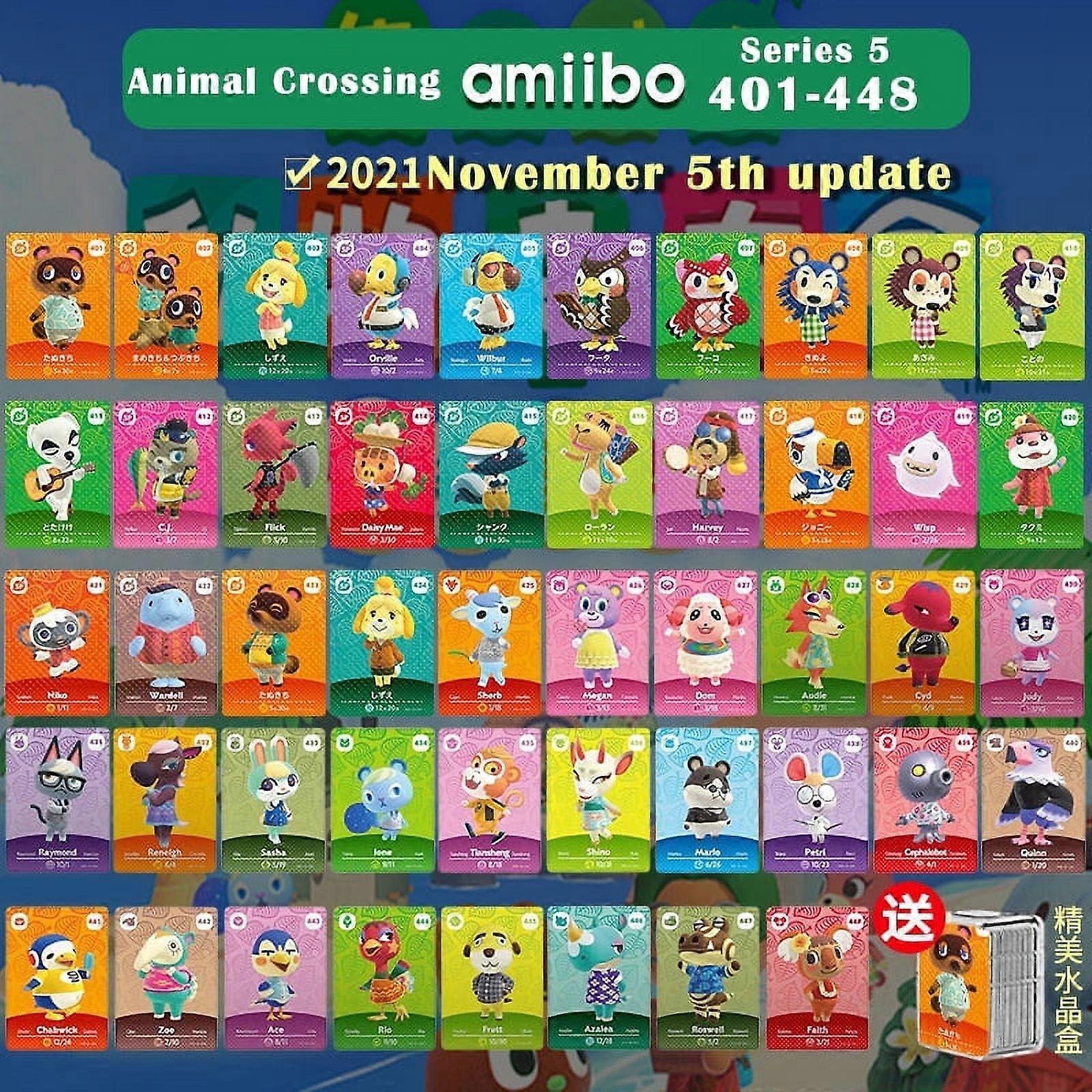 Animal Crossing New Horizons Amiibo-kaarten serie 3 #201-#300 Animal Crossing NFC-kaarten voor NS Switch Lite