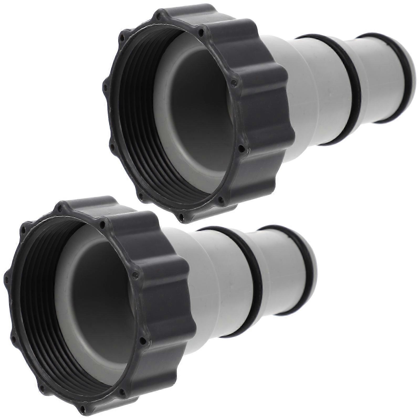 2pcs Replacement Hose Adapter for Threaded Connection Pump Pool Accessories